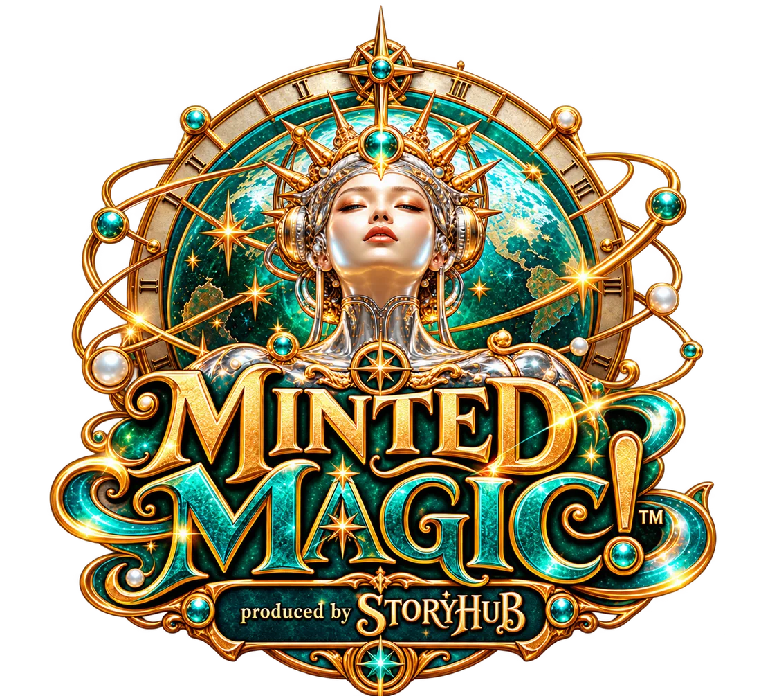 Minted Magic celestial lead graphic